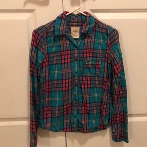 Plaid long sleeve Hollister Shirt